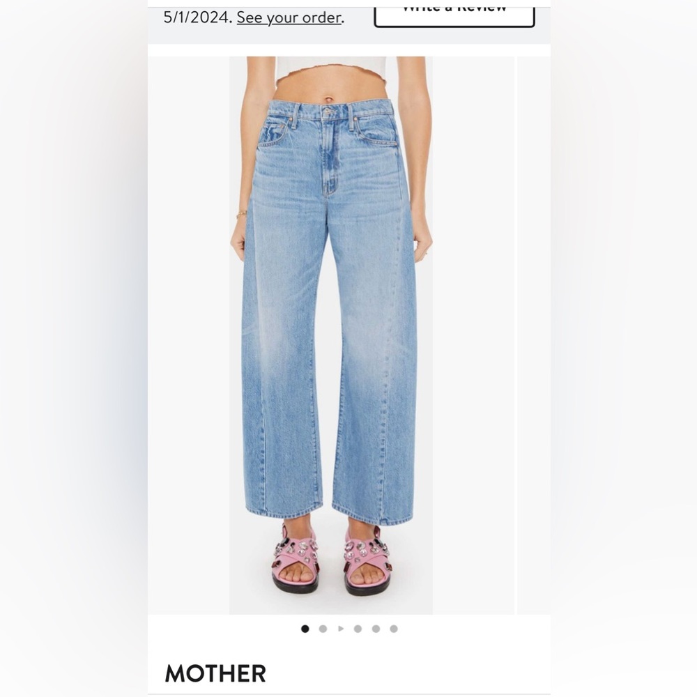 Mother Women's Half Pipe denim in size 27